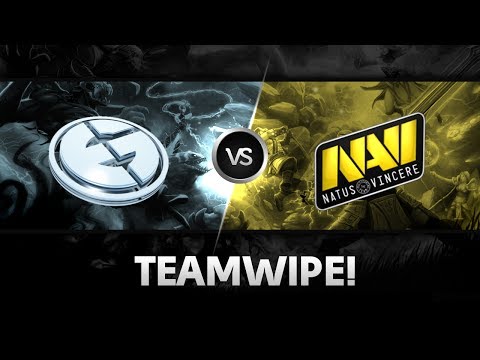 Teamwipe by EG vs Na`Vi @ D2L Western Challenge