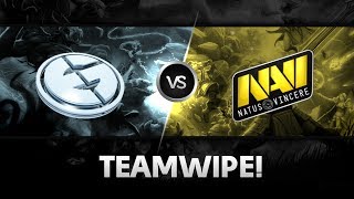 Teamwipe by EG vs Na`Vi @ D2L Western Challenge