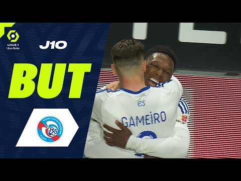 But Lebo MOTHIBA (81' - RCSA) STADE RENNAIS FC - RC STRASBOURG ALSACE (1-1) 23/24