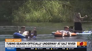 Tubing season officially underway at the Salt River