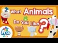 What Animals Do You Like Animals Fruit And Colors Song BINGOBONGO Learning
