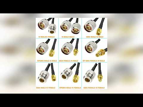 N Type To SMA RPSMA Male Female Connector Crimp for RG58 Coax Extension Jumper Pigtail