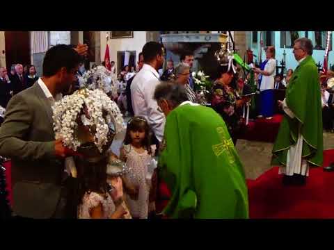 COROAÇÃO DAS FESTAS SANJOANINAS - 2018, NA SÉ CATEDRAL DE ANGRA DO HEROÍSMO. PARTE  2/4.