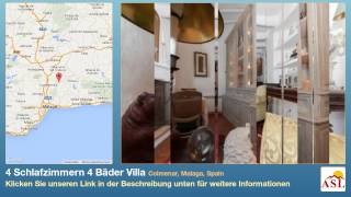 preview picture of video '4 Schlafzimmern 4 Bäder Villa zu verkaufen in Colmenar, Malaga, Spain'