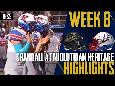 Midlothian Showdown: Heritage vs. Crandall Highlights | High School Football Recap
