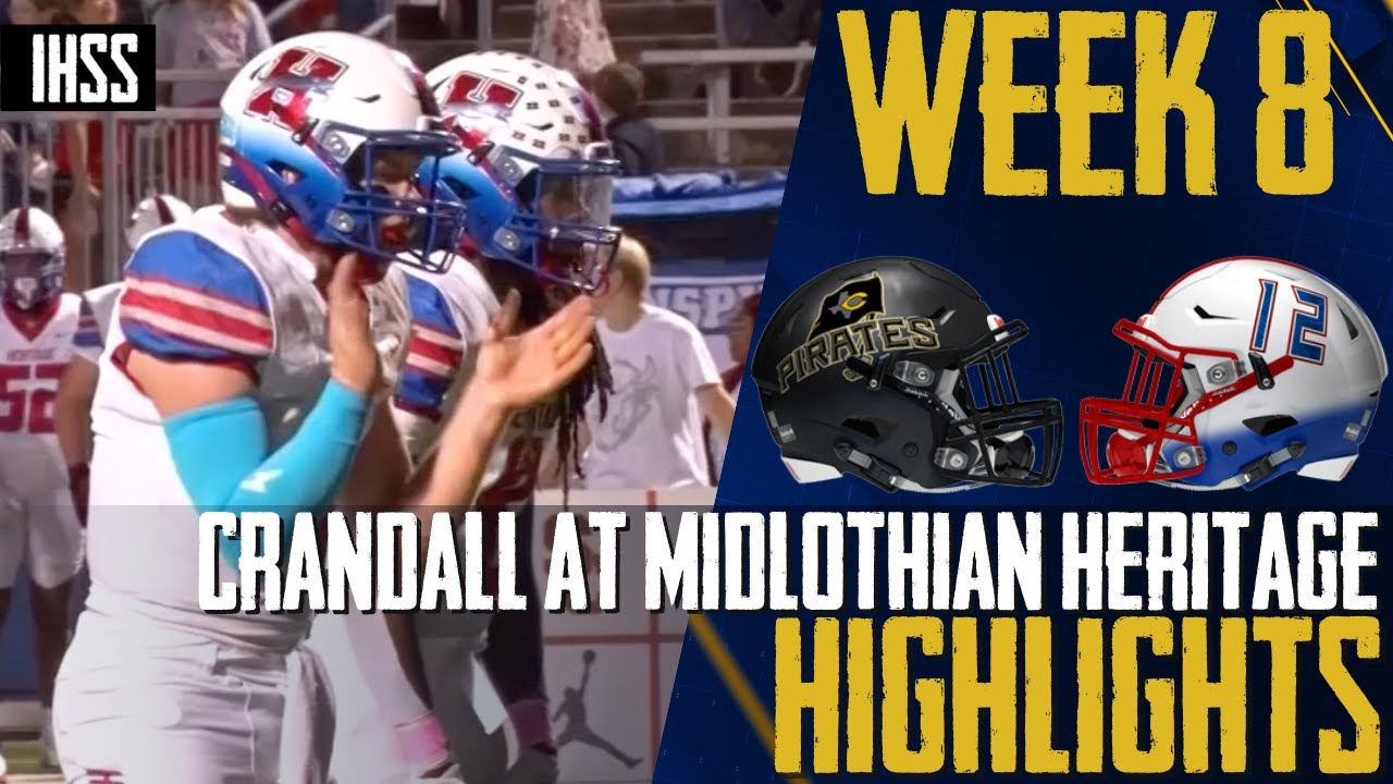 Midlothian Showdown: Heritage vs. Crandall Highlights | High School Football Recap
