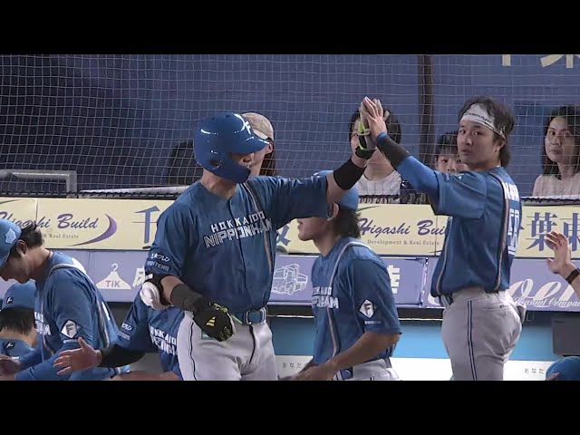 千葉ロッテ佐藤選手ホームランボール 2024年09月21日 5回表】先制弾!! マリーンズ・佐藤都志也 完璧に振り抜いた