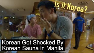 Korean Got Shocked By Korean Sauna in Manila, Philippines
