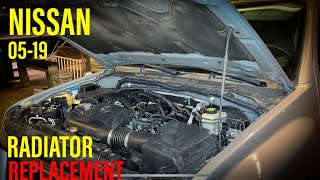 Nissan Frontier Xterra Pathfinder Radiator Replacement (Complete Guide)