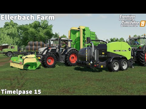 Selling Wool, Making Silage Bales│Ellerbach│FS 19│Timelapse#15