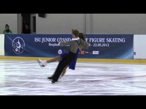 18 K. HAWAYEK / J. BAKER (USA) - ISU JGP Istanbul 2012 Junior Ice Dance Short Dance