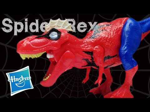 Crazy Spiderman Tyrannosaurus!!! Hasbro Spider-Rex Review!!!