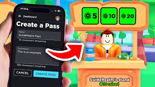 How To Make Gamepass In Pls Donate On Mobile (Updated) - Full Guide
