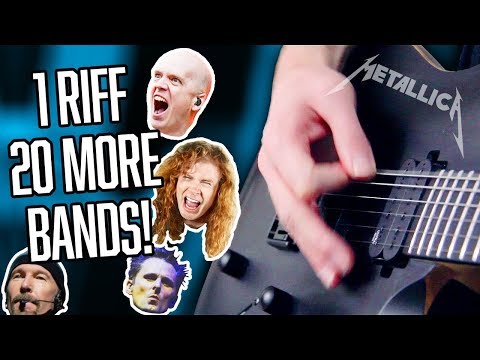 1 Riff 20 More Bands! | Pete Cottrell