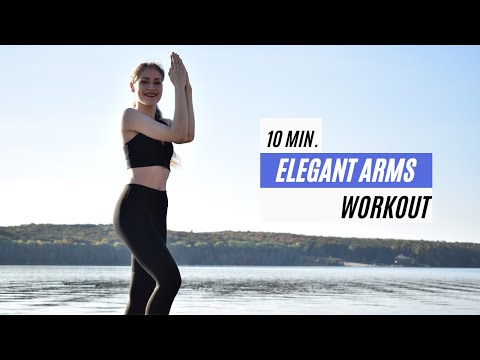 10 MIN ELEGANT ARMS WORKOUT | OLIA KOSHIVKA | Get rid of bat wings