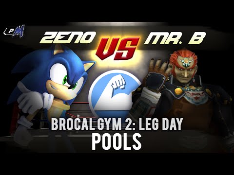 Brocal Gym 2: Leg Day - Pools ft. R3|Mr. B (Captain Falcon) VS Zenokids (Sonic)