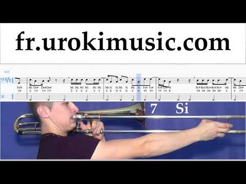 Cours de Trombone Silvestre Dangond Nicky Jam - Cásate Conmigo Tuto Partitions Partie#2 um-i829