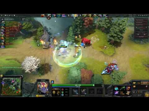 Dota2 Tinker vs Sven sneak attack