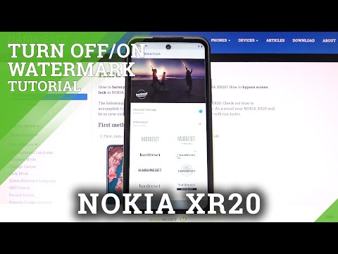 How to Manage Camera Watermark on Nokia XR20 – Set Up Watermark