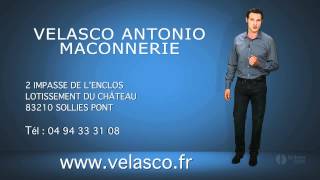 preview picture of video 'VELASCO ANTONIO MACONNERIE : Maçonnerie et rénovation sur Solliès Pont (83)'