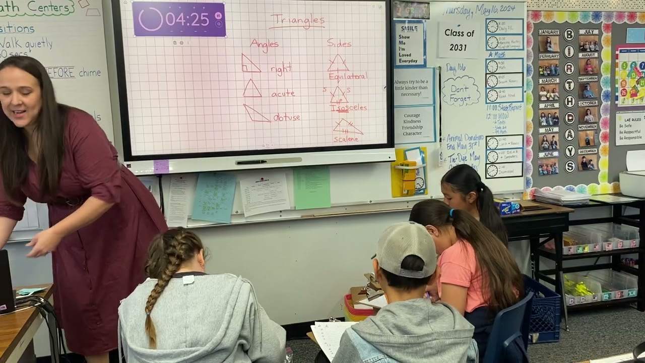 Evaluation #4: Math Centers “Polygons”