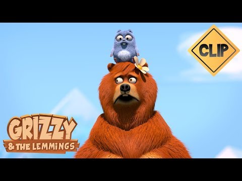 Grizzy tente le tout pour le tout pour sauver sa belle - Grizzy & les Lemmings