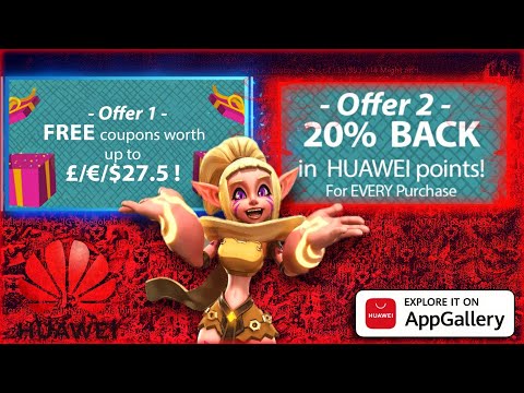 50% Discount on Huawei AppGallery! Use These Coupons Before They're gone! Lords Mobile