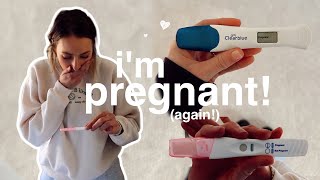 finding out i'm pregnant .. again (lol)