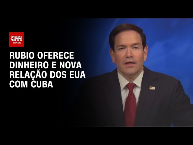 Rubio acusa regime de Cuba de enriquecer às custas do povo e oferece ajuda | LIVE CNN