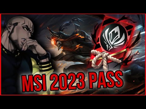 MSI 2023 League of legends inkshadow PASS BUNDLE Opening + orbs