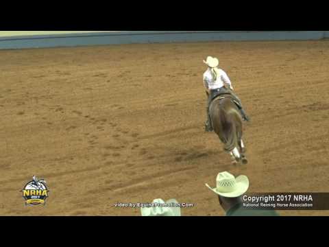 Chics Dig Gunner ridden by Kaci O Rourke  - 2017 NRHA Derby (Open Derby)