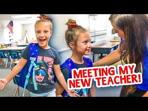 OLIVIA MEETS HER NEW SCHOOL TEACHER!✏️ Back To School
