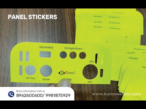 Panel Sticker - Polycarbonate Sticker