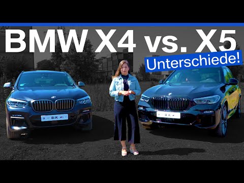 BMW X4 vs. X5 - SUV Review + Vergleich