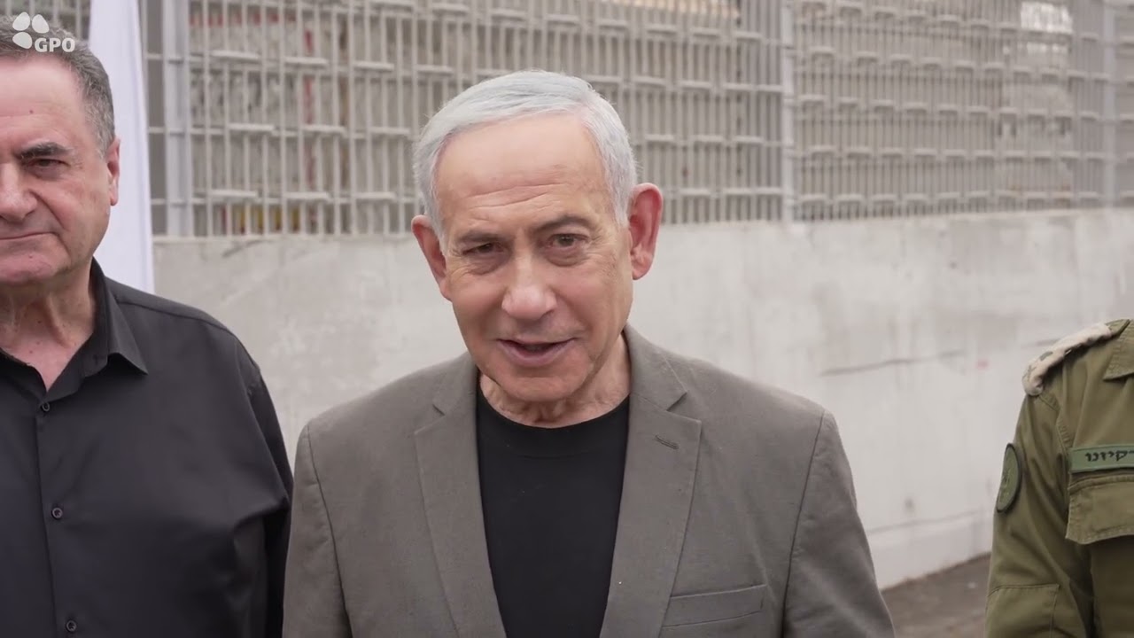 ראש הממשלה בנימין נתניהו ביקר במרחב המכשול החדש שמוקם בגבול המזרחי