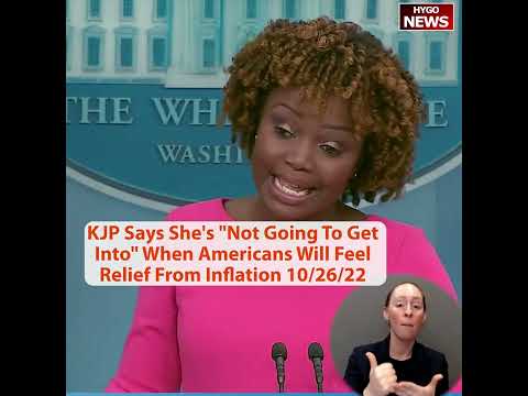 when Americans feel inflation relief? WH: not going to get into when!