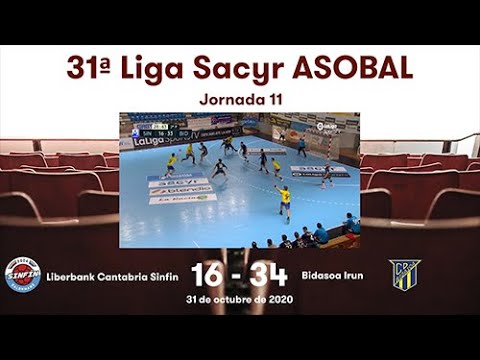 31ª Liga Sacyr ASOBAL J11: Liberbank Cantabria Sinfín - Bidasoa Irun 16-34