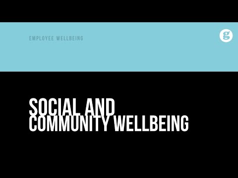 Social and Community Wellbeing