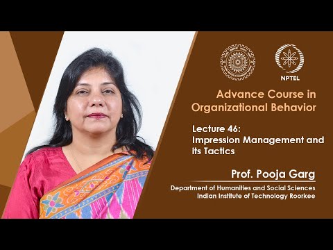 Advance Course in Organizational Behavior Promo Video By Prof Pooja Garg
