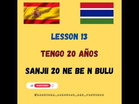 mandinka Spanish lessons