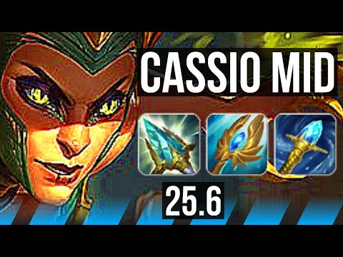 CASSIOPEIA vs VLADIMIR (MID) | Rank 2 Cassio, 500+ games | EUW Challenger | 25.6