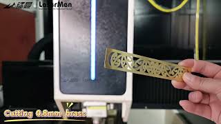 [LaserMen] LM -6080P Micro processing fiber laser cutting machine cutting sterling silver brass