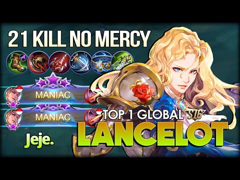 Unstoppable Puncture King! 2x Maniac 21 Kill. Jeje. Top 1 Global Lancelot S16 - Mobile Legends