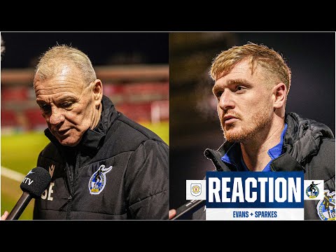 "We should have gone on to win" | Steve Evans and Jack Sparkes | Post Match Reaction