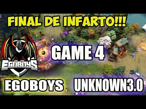 FINAL DE INFARTO!!! EGOBOYS VS UNKNOWN 3.0/GAME 4/ BETSAFE INVITATIONAL DOTA 2