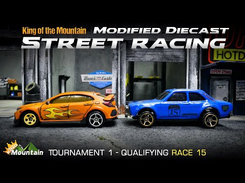 Diecast Street Racing | Ford Escort vs. Honda Civic | Modified Cars
