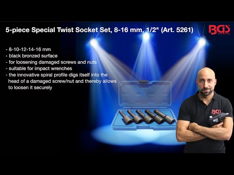 R.L.G.Sページ BGS technic | Twist Socket Set (Spiral Profile) / Screw