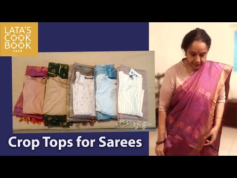Crop Top for Sarees -  பட்ஜெட்டில் ப்ளௌஸ்