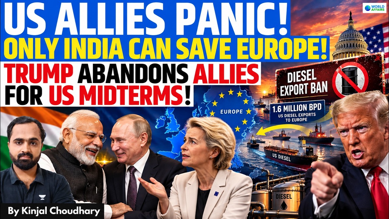 TRUMP TO BAN DIESEL EXPORTS - US Allies From Europe To Australia Turn To India For Fuel | Kinjal