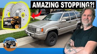 Power Stop Z36 Performance Brake Kit on our $1000 Project Jeep Grand Cherokee ZJ [Is it Worth it?]